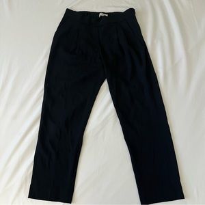 Babaton Cropped Trousers Pants Size 4, Black